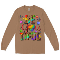 Toasted Coconut pride be you tiful Long Sleeve Tee - texasbilliewilder