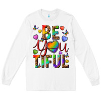 White pride be you tiful Long Sleeve Tee - texasbilliewilder