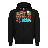 Black para squad Zipper Hoodie - Zillion Design Studio