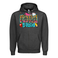 Charcoal Heather para squad Zipper Hoodie - Zillion Design Studio