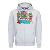 Heather Grey para squad Zipper Hoodie - Zillion Design Studio