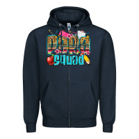 Navy para squad Zipper Hoodie - Zillion Design Studio