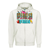 Oatmeal Heather para squad Zipper Hoodie - Zillion Design Studio