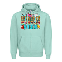 Seafoam para squad Zipper Hoodie - Zillion Design Studio