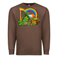 Chestnut st patricks day  rainbow shamrocks Premium Sweatshirt - AdoDesignShop