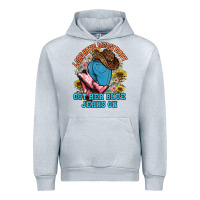 Heather Grey lord have mercy baby got her blue jeans on Urban Hoodie - NancyCooperArtShop