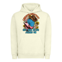 Pigment Pistachio lord have mercy baby got her blue jeans on Urban Hoodie - NancyCooperArtShop