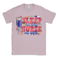 Lilac sleep all day nurse all night Classic Tee - texasbilliewilder