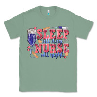 Sage sleep all day nurse all night Classic Tee - texasbilliewilder