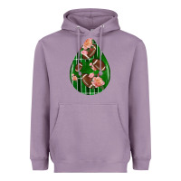 Lavender american football and western roses teardrop Heavyweight Hoodie - BundleAndBundleShop