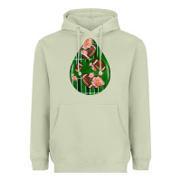 Matcha american football and western roses teardrop Heavyweight Hoodie - BundleAndBundleShop