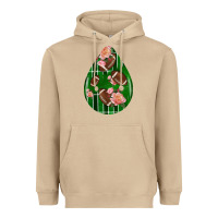 Mushroom american football and western roses teardrop Heavyweight Hoodie - BundleAndBundleShop