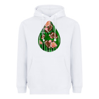 White american football and western roses teardrop Heavyweight Hoodie - BundleAndBundleShop