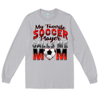Moon Dust my favorite soccer player calls me mom Long Sleeve Tee - Zillion Design Studio
