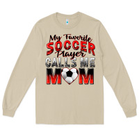 Mushroom my favorite soccer player calls me mom Long Sleeve Tee - Zillion Design Studio