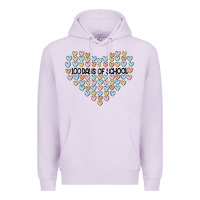 Lilac 100 days of school Premium Hoodie - MaliasSmallBusiness