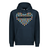 Navy 100 days of school Premium Hoodie - MaliasSmallBusiness