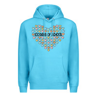 Ocean Blue 100 days of school Premium Hoodie - MaliasSmallBusiness