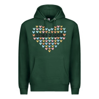 Sports Green 100 days of school Premium Hoodie - MaliasSmallBusiness