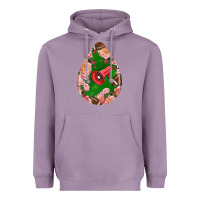 Lavender american football and western roses teardrop Heavyweight Hoodie - BundleAndBundleShop