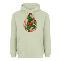 Matcha american football and western roses teardrop Heavyweight Hoodie - BundleAndBundleShop