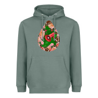 Sage american football and western roses teardrop Heavyweight Hoodie - BundleAndBundleShop