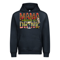 Navy mama needs a drink Urban Hoodie - NancyCooperArtShop