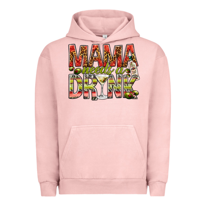 Mama Needs A Drink Urban Hoodie by NancyCooperArtShop | Teevron