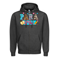 Charcoal Heather para crew Zipper Hoodie - Zillion Design Studio