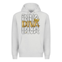 Dove Grey diva Premium Hoodie - MaliasSmallBusiness