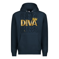 Navy diva Premium Hoodie - MaliasSmallBusiness