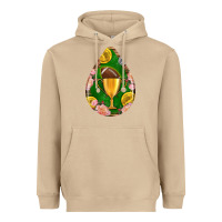 Mushroom american football and western roses teardrop Heavyweight Hoodie - BundleAndBundleShop