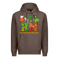 Coffee registered nurse juneteenth Premium Hoodie - AdoDesignShop