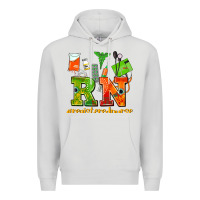 Dove Grey registered nurse juneteenth Premium Hoodie - AdoDesignShop