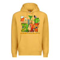 Mustard registered nurse juneteenth Premium Hoodie - AdoDesignShop