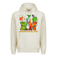 Oatmeal Heather registered nurse juneteenth Premium Hoodie - AdoDesignShop