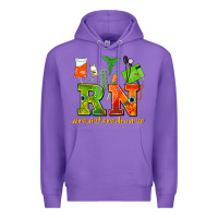 Purple registered nurse juneteenth Premium Hoodie - AdoDesignShop