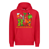 Red registered nurse juneteenth Premium Hoodie - AdoDesignShop