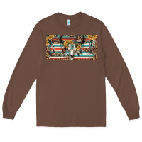 Chestnut Boho bull skull and serape Long Sleeve Tee - RanaPortraitStore
