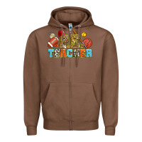 Chestnut p.e. teacher Zipper Hoodie - Zillion Design Studio