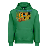 Emerald if i was a cowgirl i d be wild and free Urban Hoodie - MaliasSmallBusiness
