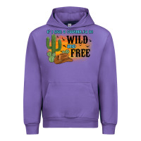 Tulip if i was a cowgirl i d be wild and free Urban Hoodie - MaliasSmallBusiness