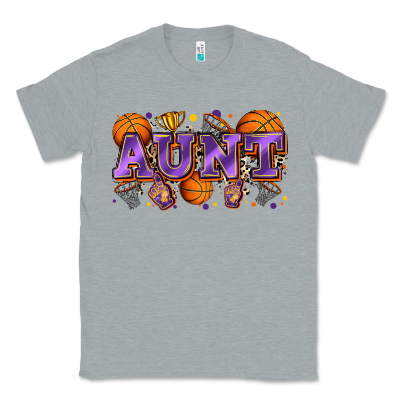 Aunt Basketball Classic Tee by Zillion Design Studio | Teevron