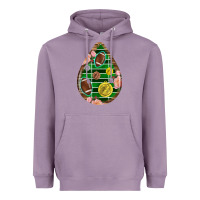 Lavender american football and western roses teardrop Heavyweight Hoodie - BundleAndBundleShop