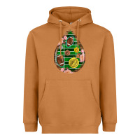 Meerkat american football and western roses teardrop Heavyweight Hoodie - BundleAndBundleShop