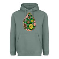 Sage american football and western roses teardrop Heavyweight Hoodie - BundleAndBundleShop