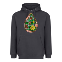 Smoke american football and western roses teardrop Heavyweight Hoodie - BundleAndBundleShop