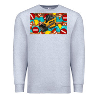 Heather Grey skidsteer sippy Premium Sweatshirt - Artiststas