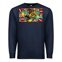 Navy skidsteer sippy Premium Sweatshirt - Artiststas