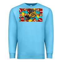 Ocean Blue skidsteer sippy Premium Sweatshirt - Artiststas